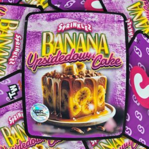 Sprinklez Banana Upsidedown Cake